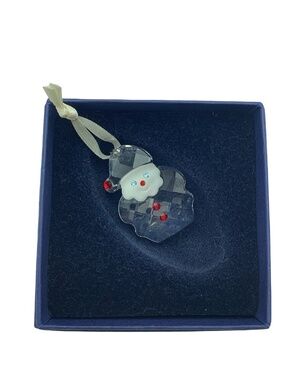 Swarovski Retired Crystal Santa Ornament In Box